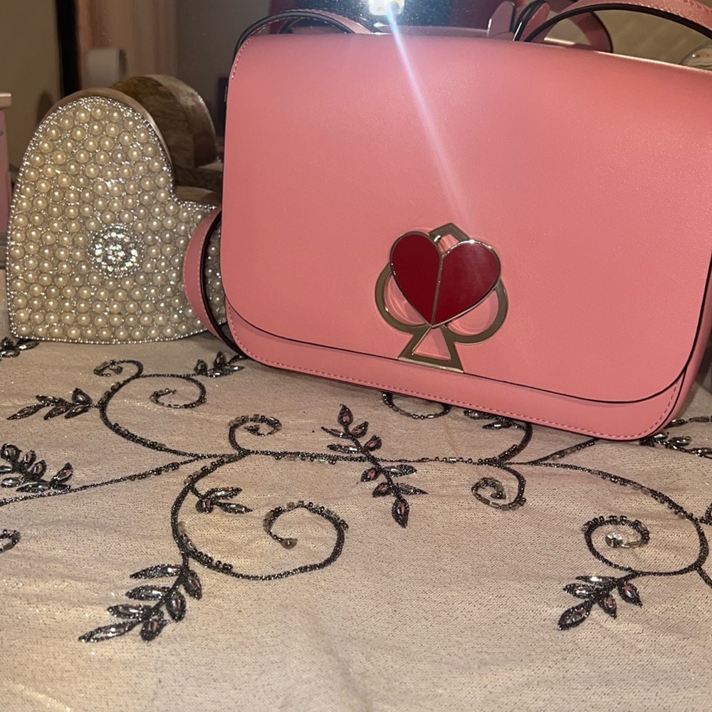 Kate Spade Nicola Twistlock Leather Crossbody Medium Shoulder Bag